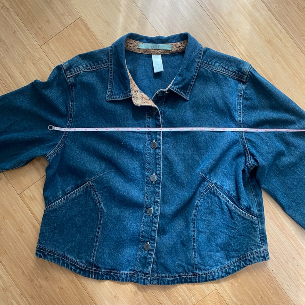J.Jill denim jacket size LP - Picture 9 of 11